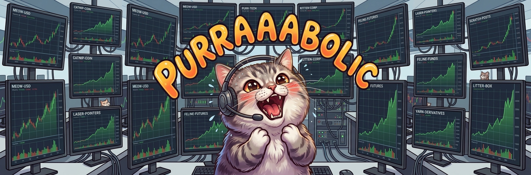 Purrabolic Trading Command Center Banner